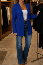 Alexia | Sleek Single-Button A-Line Blazer