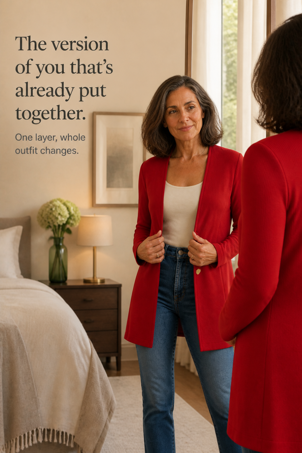 Alexia | Sleek Single-Button A-Line Blazer