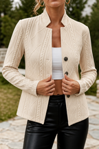 Alisa | Soft Textured Knit Blazer