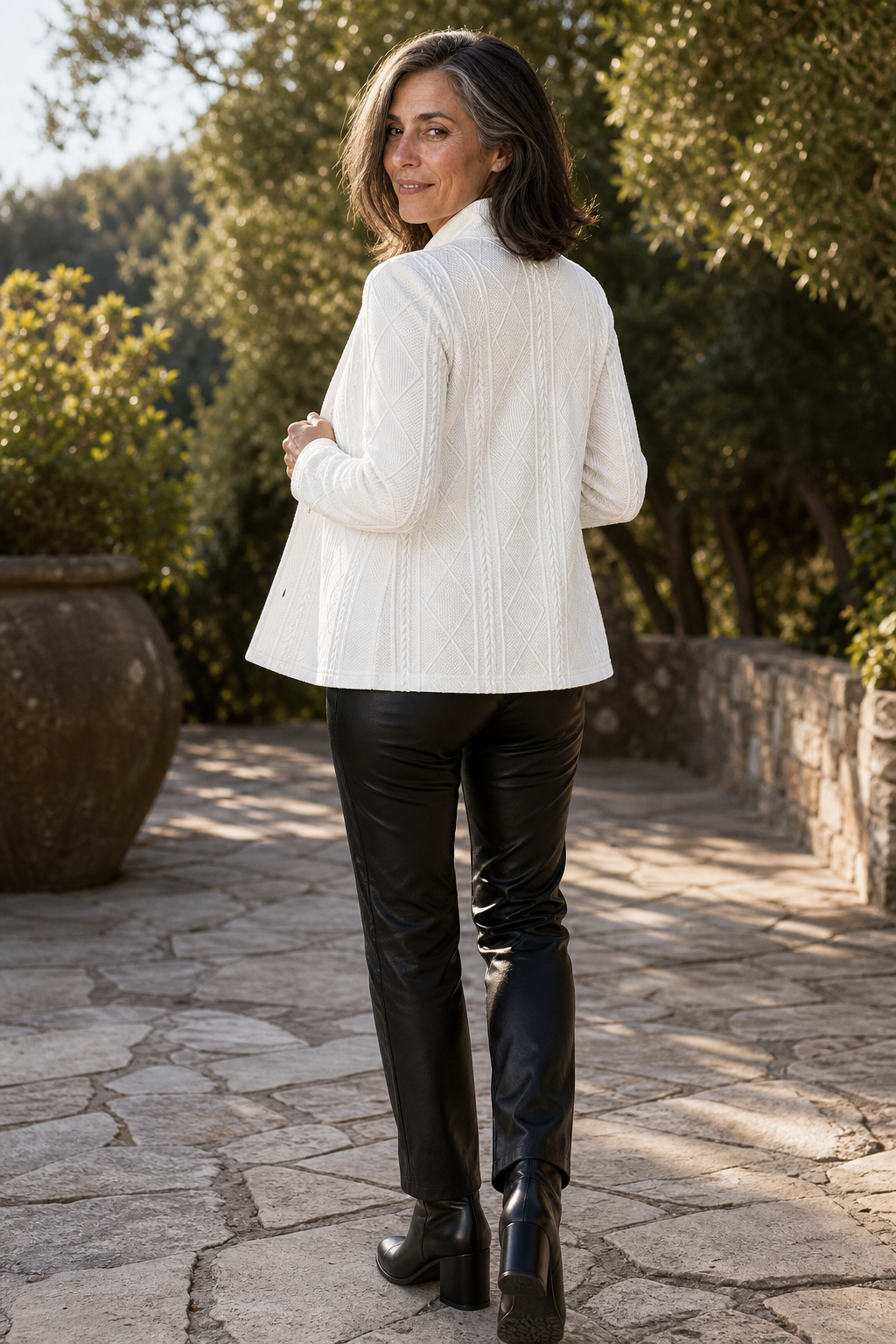Alisa | Soft Textured Knit Blazer