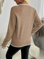 Alyson | Cozy Snowflake Jacquard Sweater