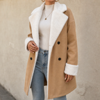 Amalia | Cozy Plush-Trim Coat