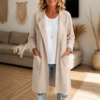 Amelie | Soft Open-Front Longline Coat