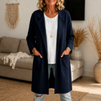 Amelie | Soft Open-Front Longline Coat