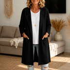 Amelie | Soft Open-Front Longline Coat