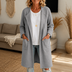 Amelie | Soft Open-Front Longline Coat