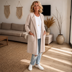 Amelie | Soft Open-Front Longline Coat