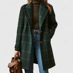 Anita | Classic Plaid Lapel Coat