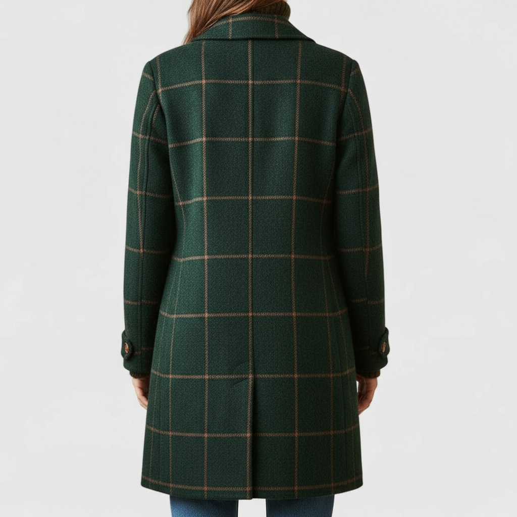 Anita | Classic Plaid Lapel Coat