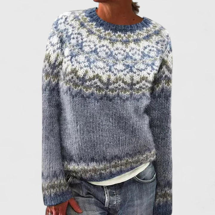 Ansley | Soft Patterned Knit Sweater