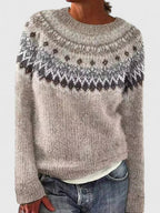 Ansley | Soft Patterned Knit Sweater