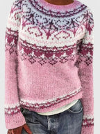 Ansley | Soft Patterned Knit Sweater