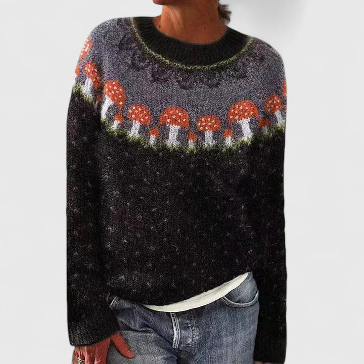Ansley | Soft Patterned Knit Sweater