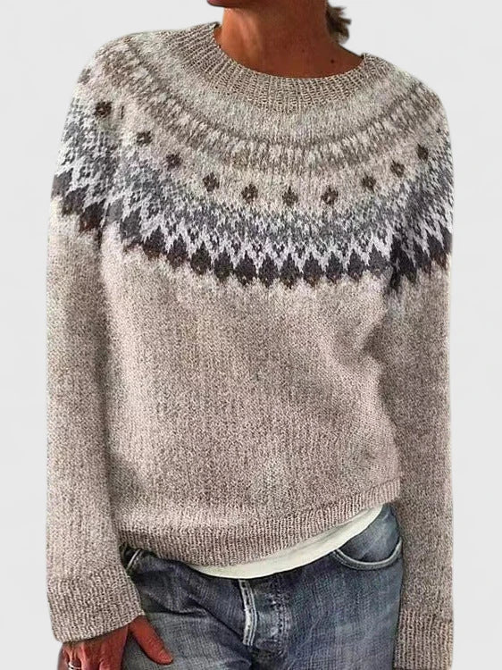 Ansley | Soft Patterned Knit Sweater