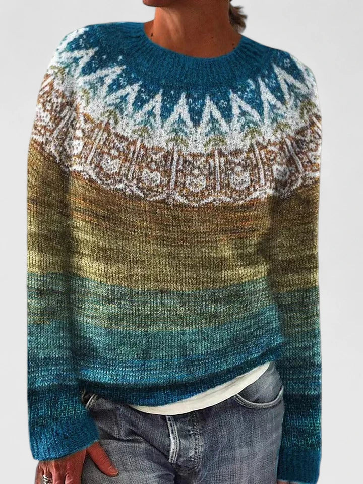Ansley | Soft Patterned Knit Sweater