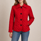 Ariella | Classic Quilted Button Jacket