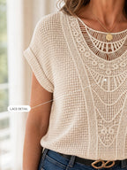 Arielle | Lace Detail Evening Top