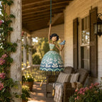 Painted Dancing Lady Figurine Hanging Ornament