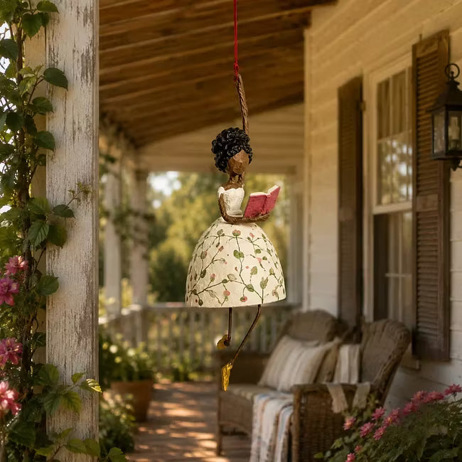 Painted Dancing Lady Figurine Hanging Ornament