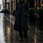Barbara | Minimal Double-Breasted Trench Coat