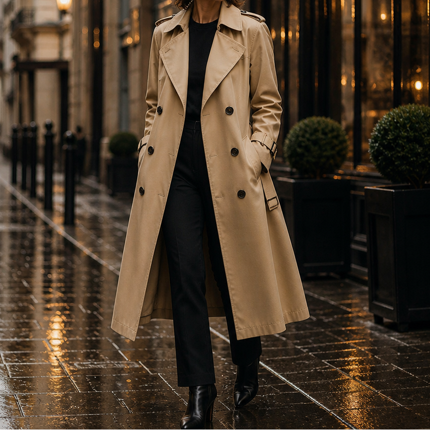 Beatrix | Classic Belted Trench Coat