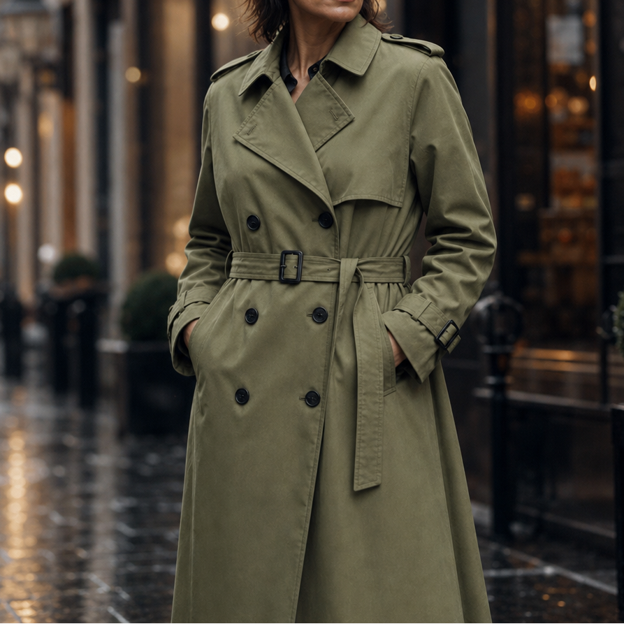Beatrix | Classic Belted Trench Coat