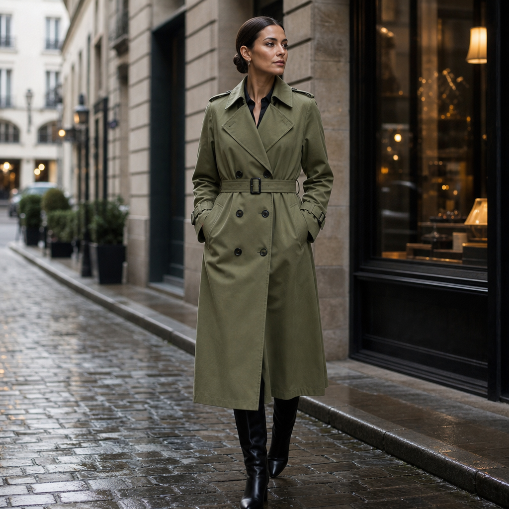 Beatrix | Classic Belted Trench Coat