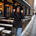 Bria | Cozy Faux Fur Hood Puffer Coat