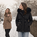 Bria | Cozy Faux Fur Hood Puffer Coat