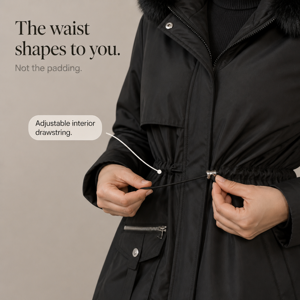 Bria | Cozy Faux Fur Hood Puffer Coat