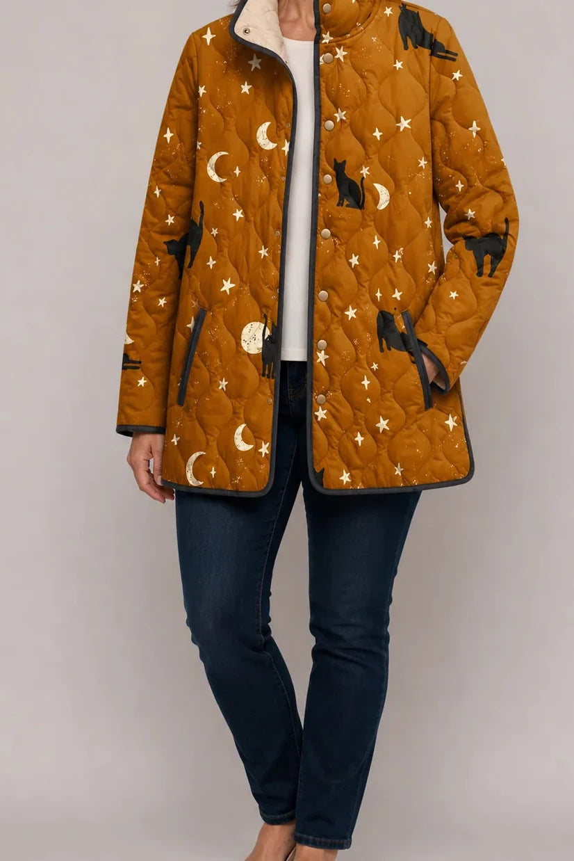 Bridgette | Elegant Floral Quilted Jacket