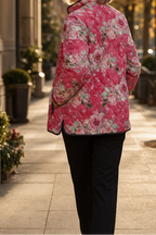 Bridgette | Elegant Floral Quilted Jacket