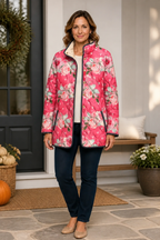 Bridgette | Elegant Floral Quilted Jacket