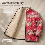 Bridgette | Elegant Floral Quilted Jacket