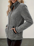Britney | Cozy Zip-Up Jacket with Pockets