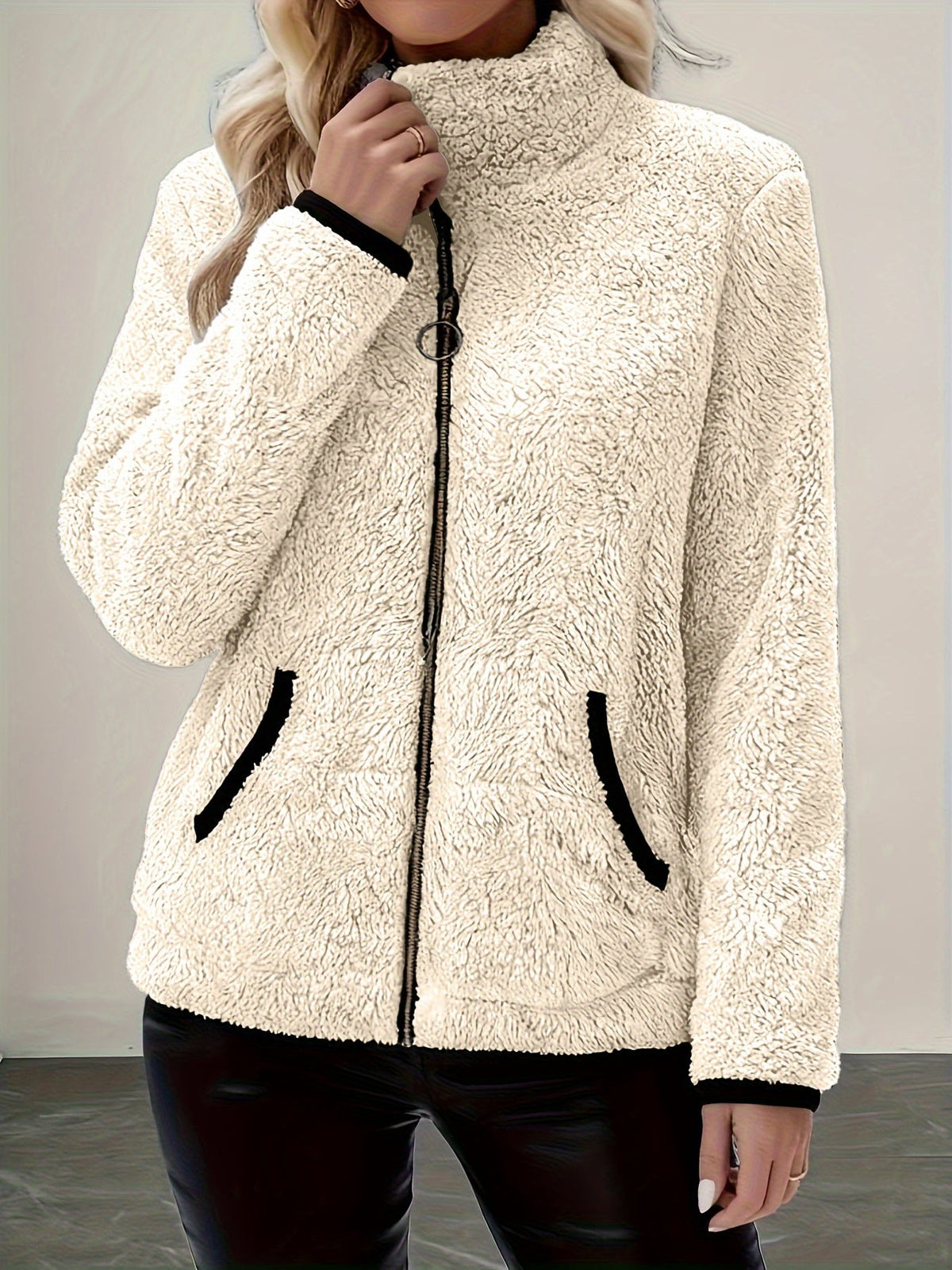 Britney | Cozy Zip-Up Jacket with Pockets