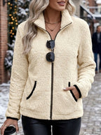 Britney | Cozy Zip-Up Jacket with Pockets