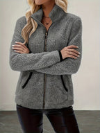 Britney | Cozy Zip-Up Jacket with Pockets