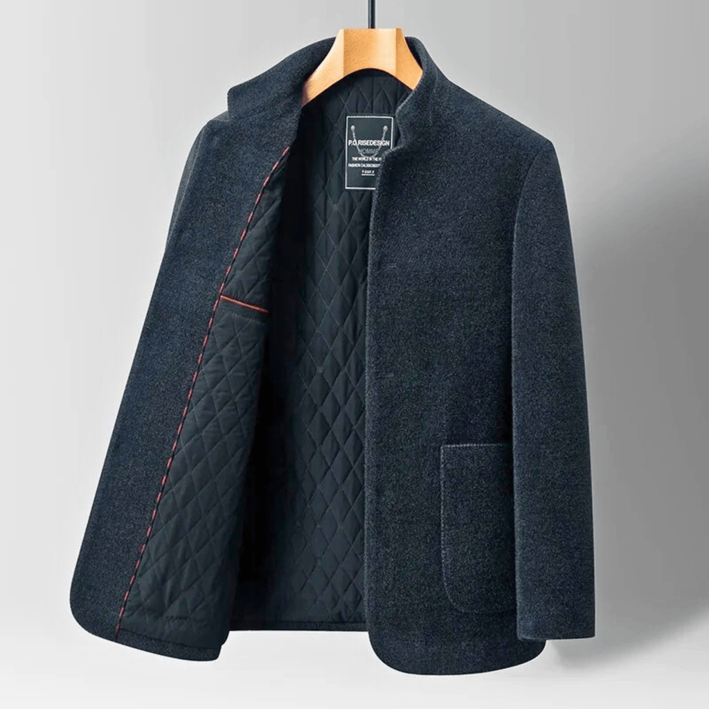 Bryson | Refined Wool Stand Collar Jacket