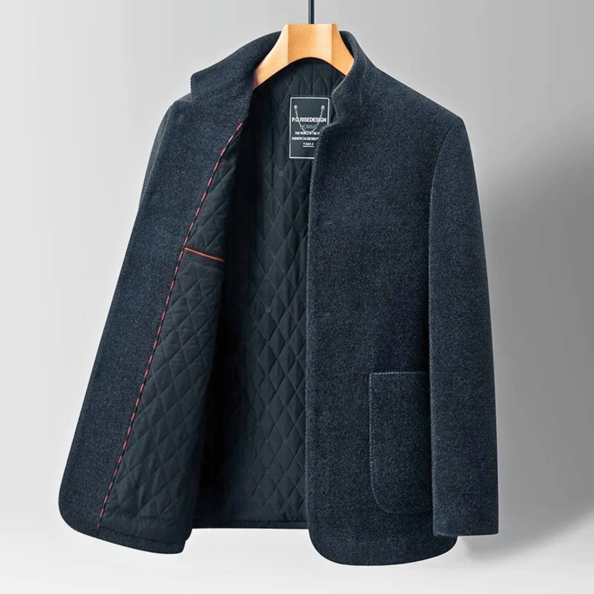 Bryson | Refined Wool Stand Collar Jacket