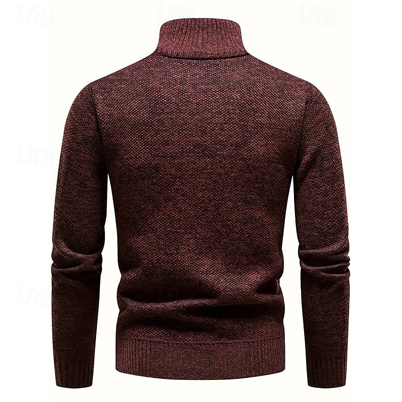 Cade | Classic Quarter-Zip Sweater