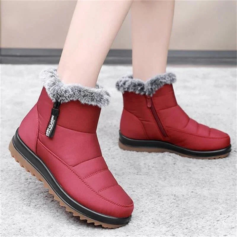 Caitlyn | Cozy Slip-On Snow Boots