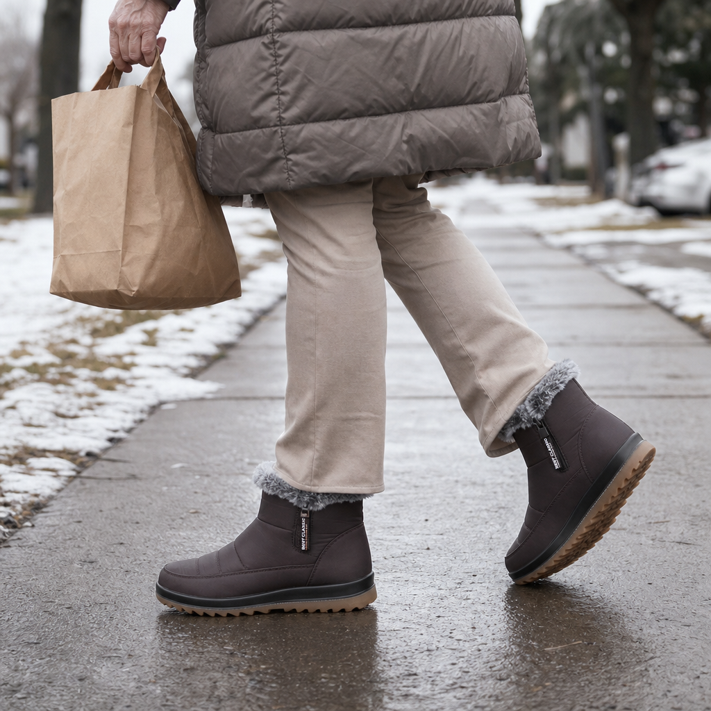 Caitlyn | Cozy Slip-On Snow Boots