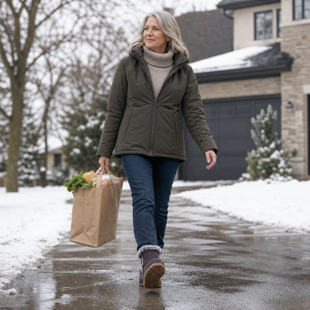 Caitlyn | Cozy Slip-On Snow Boots