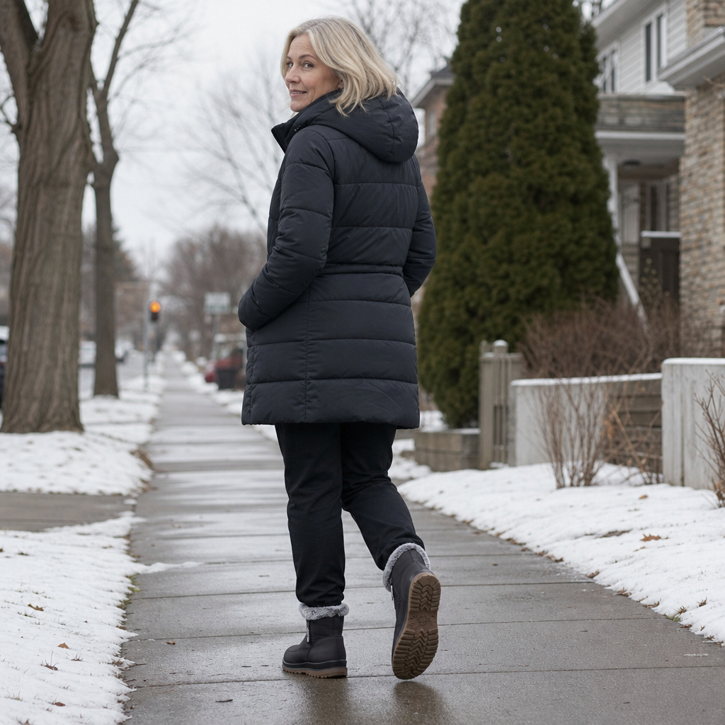 Caitlyn | Cozy Slip-On Snow Boots