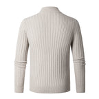 Camden | Vertical Ribbed Quarter-Zip Sweater