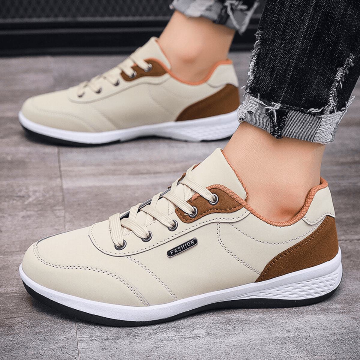 Candice | Luxe Leather Sneakers