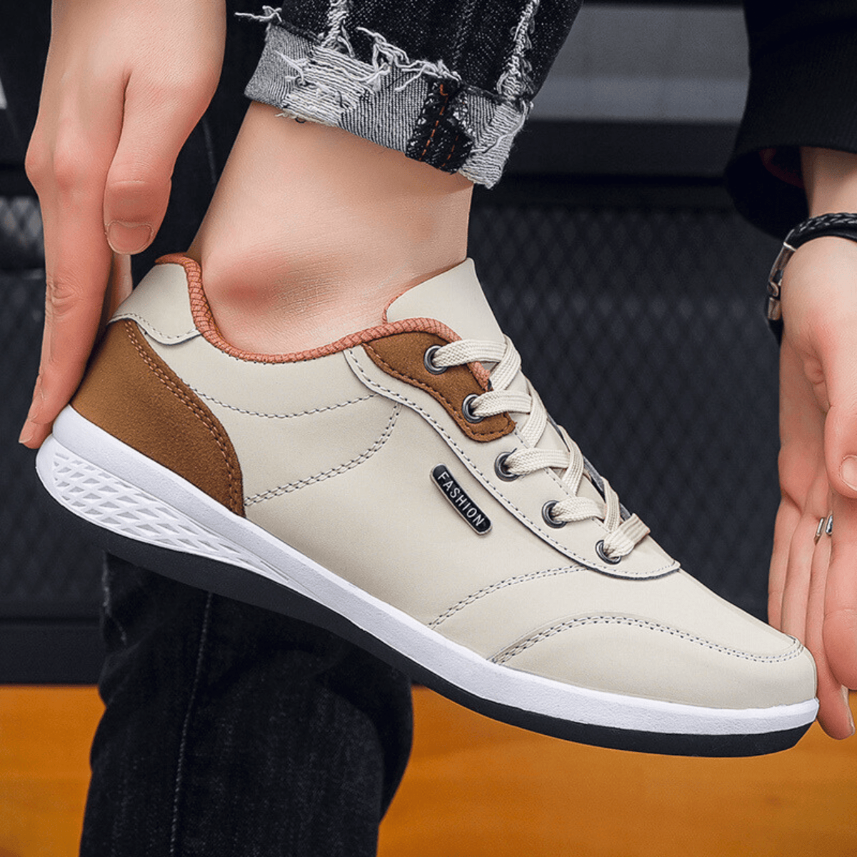 Candice | Luxe Leather Sneakers