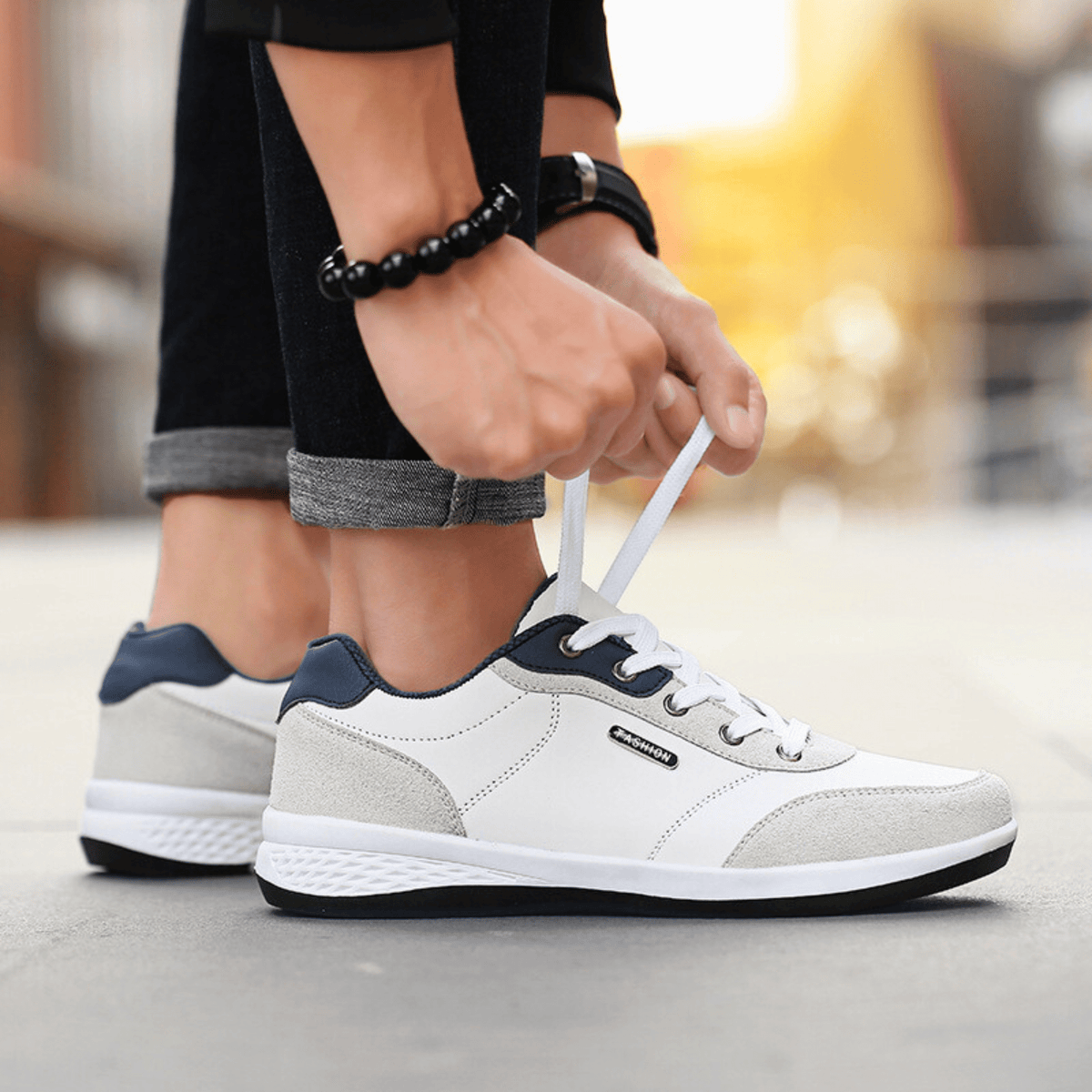 Candice | Luxe Leather Sneakers