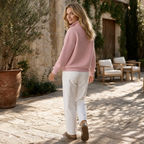Carina | Cozy Quilted Zip Sweater